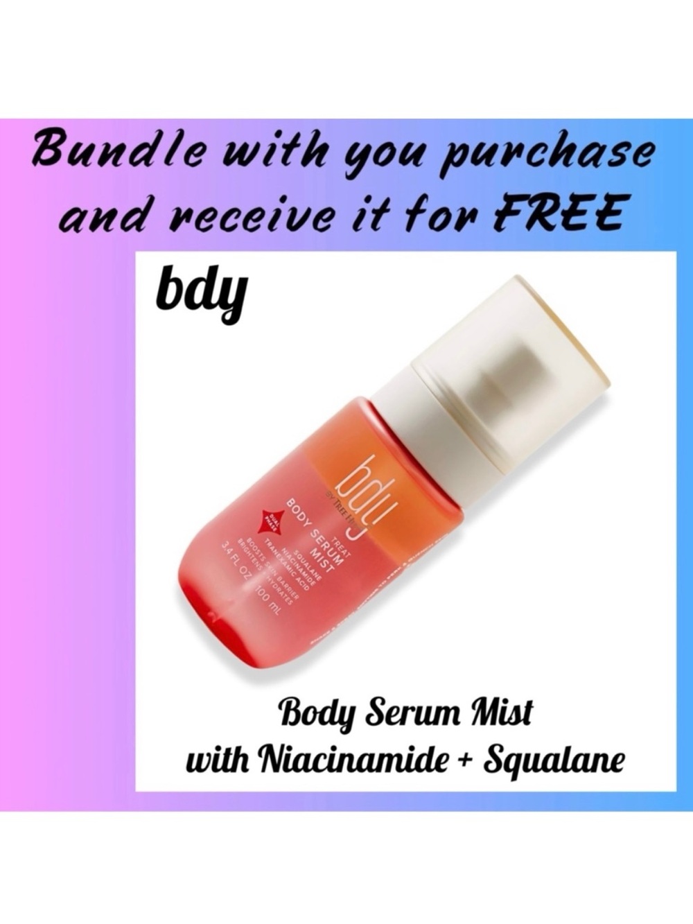 bdy Body Serum Mist